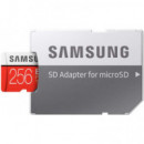 SAMSUNG Evo Plus C10 - Tarjeta de Memoria de 256 Gb con Adaptador Sd 100 Mb