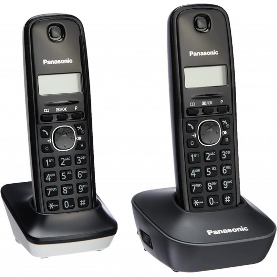 PANASONIC KX-TG1612 - Teléfono Fijo Inalámbrico Dúo
