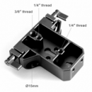 SMALLRIG Baseplate With Dual 15MM Rod Clamp 1674