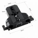 Plaque de base SMALLRIG avec double collier de serrage 15MM 1674