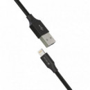 DEVIA Cable Gracious Lightning 2.4A 1M Negro
