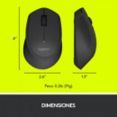 LOGITECH Wireless Mouse M280 Black