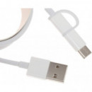 XIAOMI mi 2 In 1 USB Cable Micro USB To Type C (100CM)