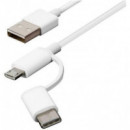 XIAOMI mi 2 In 1 USB Cable Micro USB To Type C (100CM)