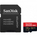 SANDISK Tarjeta 128GB Micro Sdxc Extreme Pro 200 Mb/s