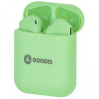 Auriculares BLUETOOTH True Wireless GOODIS Bt (in Ear - Micrófono - Verde)