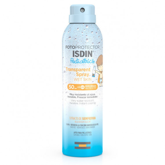 ISDIN Pediatrics Transparent Spray Wet Skin Spf +50 250ML