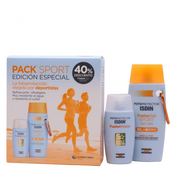 ISDIN Pack Fusion Gel Sport 100ML + Fusion Water 50ML