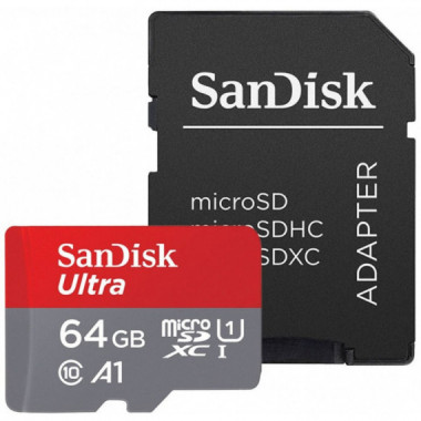 Carte SANDISK Ultra Microsdxc 64GB 140MB/S