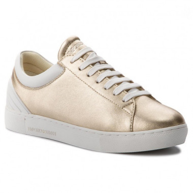 Sneakers EMPORIO ARMANI Gold/opt.white