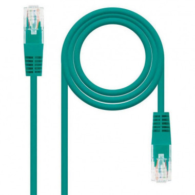 Cable de Red CAT.6 Utp 0.25M NANOCABLE Green
