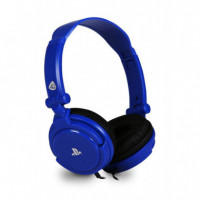 Fones de ouvido estéreo licenciados Sony Blue PS4 SHINE STARS
