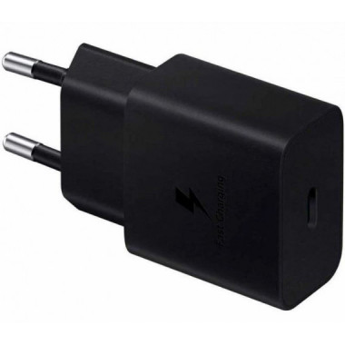 SAMSUNG USB TYPE C WALL CHARGER BLACK MAX 15W