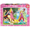 Puzzle 500 Piezas Princesas Disney  EDUCA-BORRAS