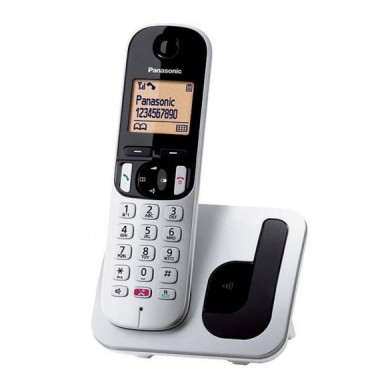 Telefone digital sem fios PANASONIC Silver/Black