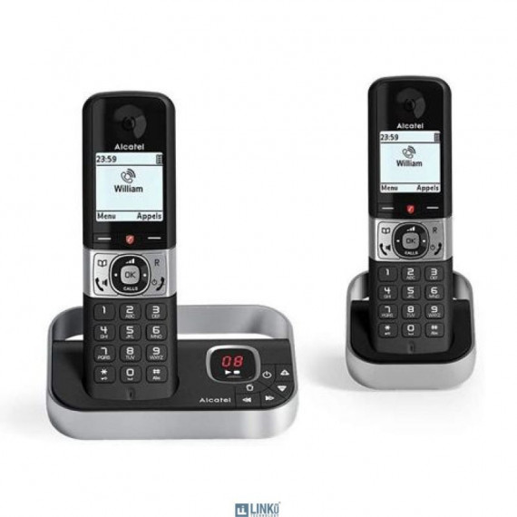 ALCATEL Telefono Inalambrico Dec F890 Voice Duo Negro