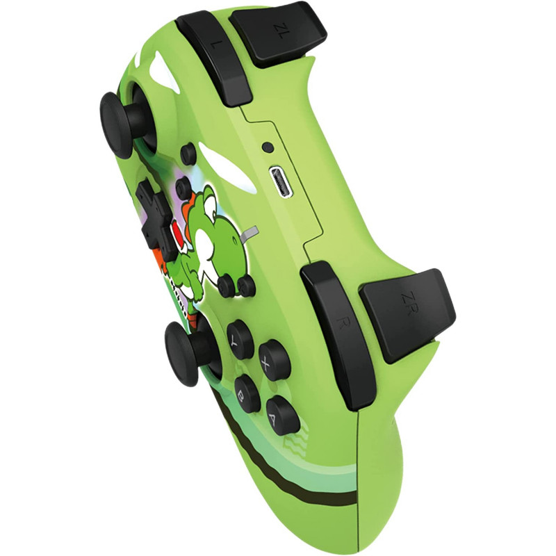 Nintendo Switch Mando Inalámbrico Horipad Yoshi Licencia Oficial