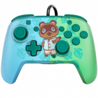 Mando Animal Crossing Tom Nook Wired Faceoff Deluxe+audio Pdp Switch  SHINE STARS