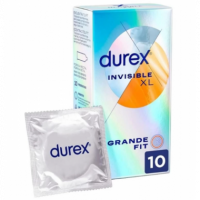 DUREX Invisible Xl Preservativos 10 Unidades
