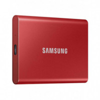 Disco Ssd Externo SAMSUNG T7 500GB Ssd Rojo