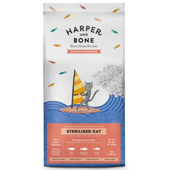 Hb Cat Sterilis Ocean Wonders 2 Kg  HARPER & BONE