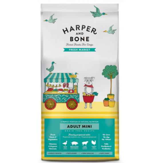 Hb Dog Ad. Mini Fresh Market 10 Kg  HARPER & BONE
