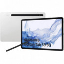 SAMSUNG Galaxy Tab S8 5G 128GB Plata
