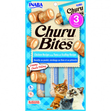 CHURU Bites Thon/coquillages 3X10 Gr