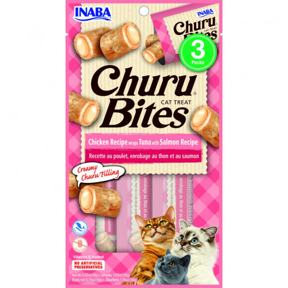 CHURU Bites Atun/salmon 3X10 Gr