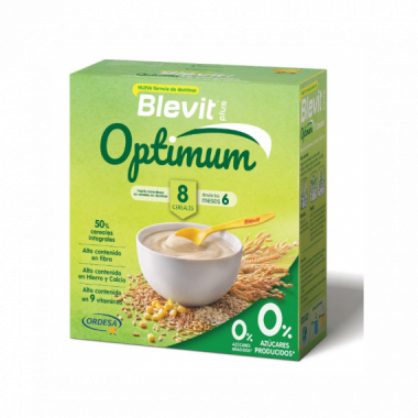 Blevit Plus Optimum 8 Cereals 1 Pack 400 G ORDESA