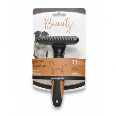 BEAUTY Rastrillo Giratorio 13 Puas 15 Cm