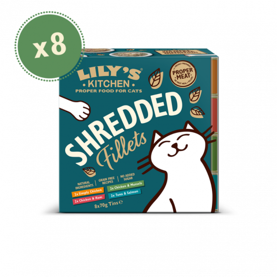 Lilys Cat Ad. Filetes Multipack 8X70 Gr  LILY'S KITCHEN