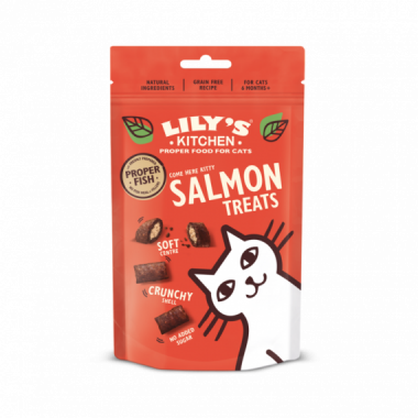 Lilys Cat Ad. Snack Salmon 60 Gr  LILY'S KITCHEN