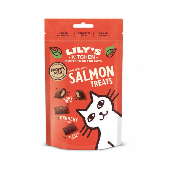 Lilys Cat Ad. Snack Salmon 60 Gr  LILY'S KITCHEN