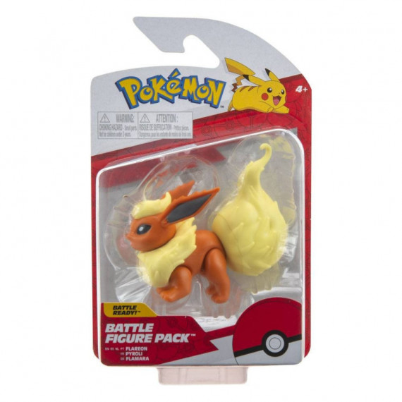 Figura Flareon 7,5 Cm Pokemon  JAZWARES