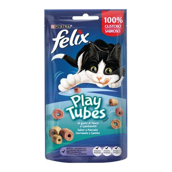 FELIX Play Tubes Baked Fish/prawn 50 Gr