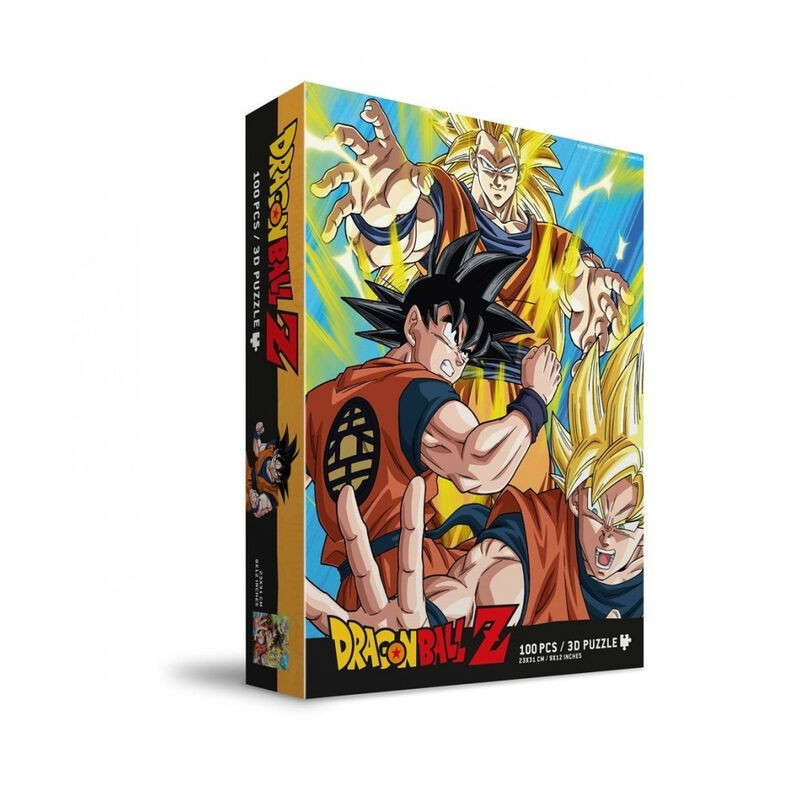 Puzzle Lenticular Dragon Ball Z Goku Saiyan 100 Piezas SD TOYS  MERCHANDISING - Guanxe Atlantic Marketplace
