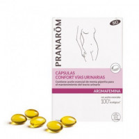 Pranarom Aromafemina Confort Vias Urinarias Bio 30 Capsulas  PRANAROM ESPAÑA S.L.U.