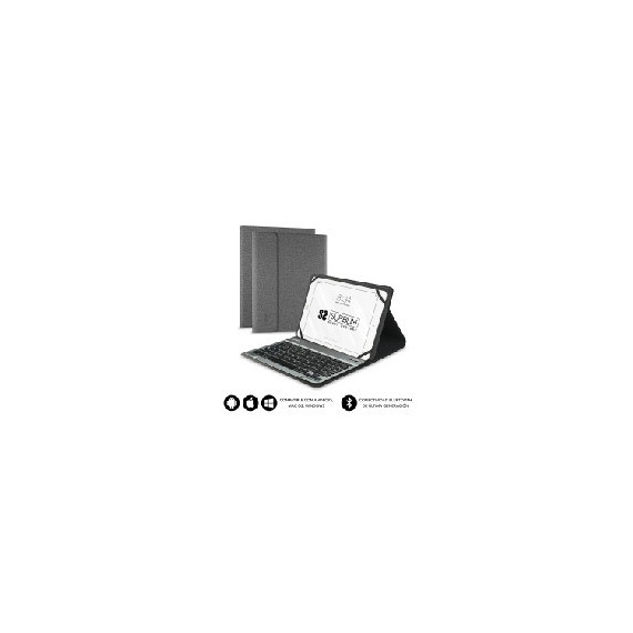 Funda Tablet Subblim Keytab Pro 10.1" Gris + Teclado BLUETOOTH Funda Tablet Subblim Keytab Pro 10.1" Gris + Teclado BLUETOOTH