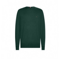 TOMMY HILFIGER - Sueter Verde Oscuro - F|MW0MW28046/MBP