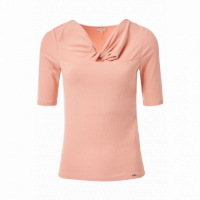 SALSA JEANS Camisetas Mujer Camiseta con Detalle de Nudo en el Escote
