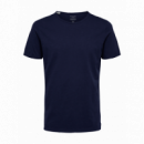 SELECTED Camisetas Hombre Camiseta Morgan Maritim Blue