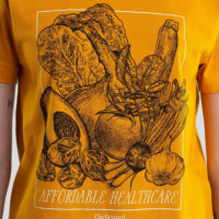 DEDICATED Camisetas Mujer Camiseta Mysen Affordable Healthcare Golden Yellow