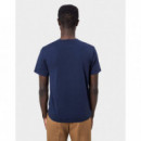 Camisetas Hombre Camiseta COLORFUL STANDARD de Algodón Orgánico Azul
