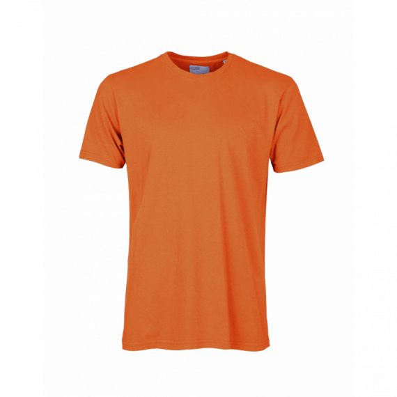 Camisetas Hombre Camiseta COLORFUL STANDARD de Algodón Orgánico Naranja Quemado