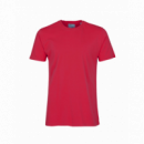 Camisetas Hombre Camiseta COLORFUL STANDARD de Algodón Orgánico Roja