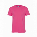 Camisetas Hombre Camiseta COLORFUL STANDARD de Algodón Orgánico Rosa Chicle