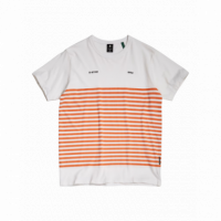 G-STAR RAW DENIM Camisetas Hombre Camiseta Placed Stripe Graphic