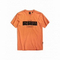 G-STAR RAW DENIM Camisetas Hombre Camiseta Raw Graphic Slim Burned Orange