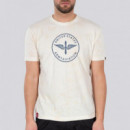 ALPHA INDUSTRIES Camisetas Hombre Camiseta Vintage Aviation